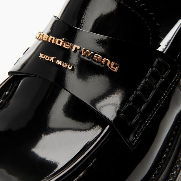 Alexander Wang Black Platform Loafers - Picture 4 of 11